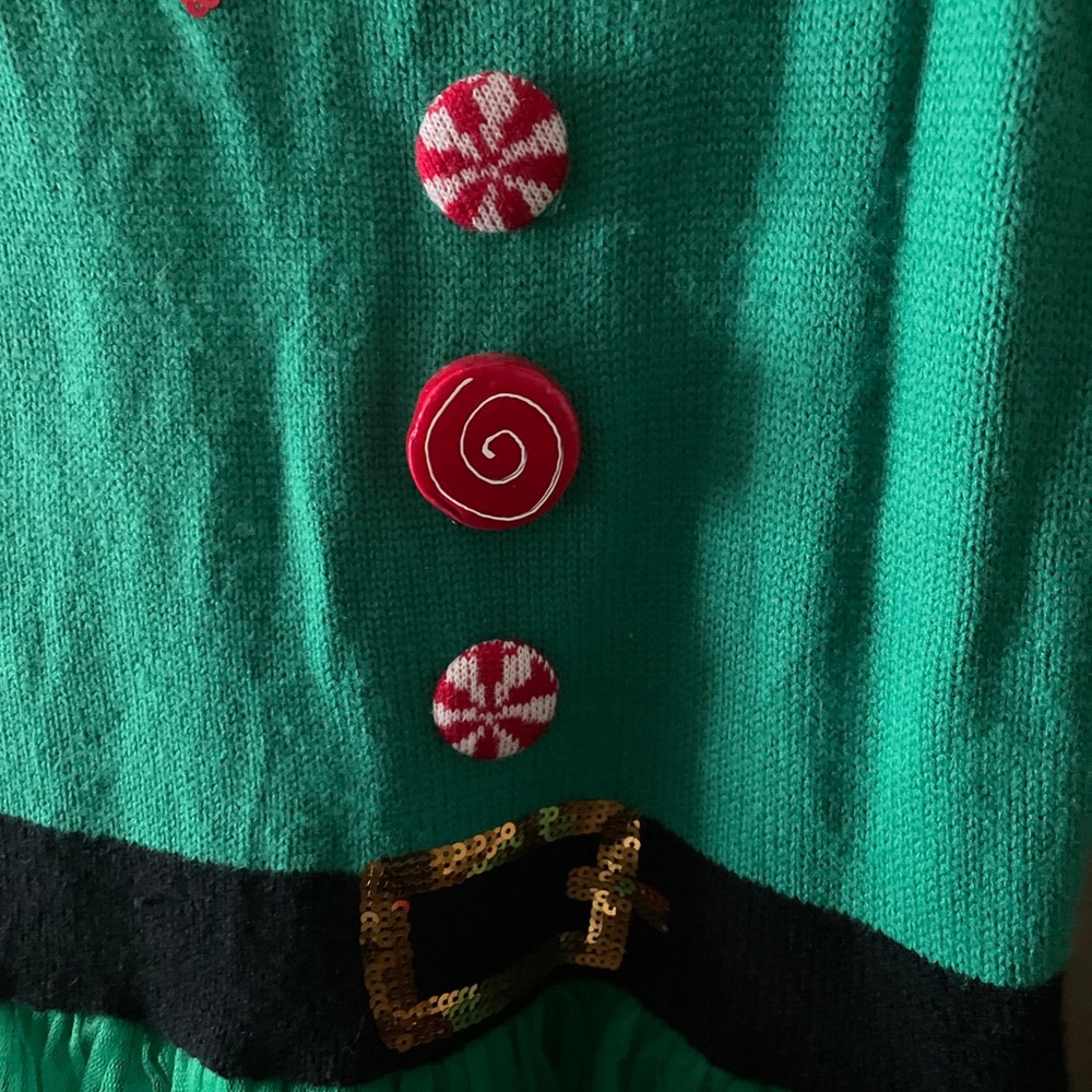 Elf dress XS Christmas sweater dress